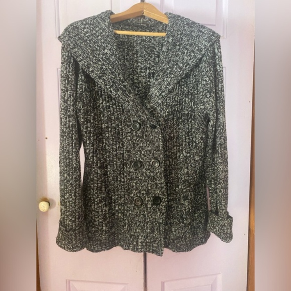 Women's Double Breasted Hooded Cardigan